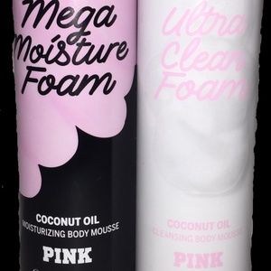 Pink Ultra Clean and Mega Moisture Foam Set
